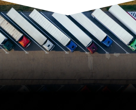 Icon representing fleet management, such as a truck or vehicle dashboard.